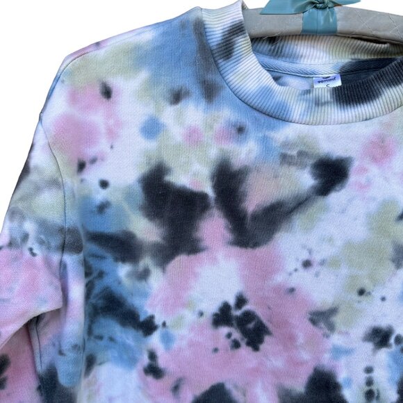 90 Degree by Reflex Tie Dye Crop Sweatshirt Size S - Picture 2 of 12